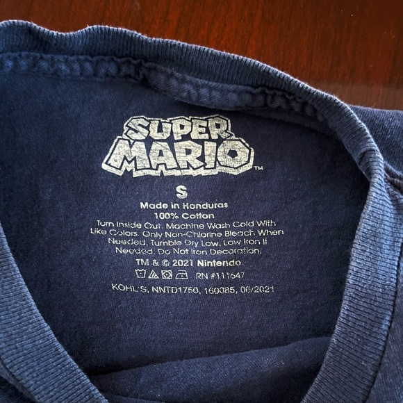 Super Mario kids graphic shirt size S Nintendo - Picture 4 of 7